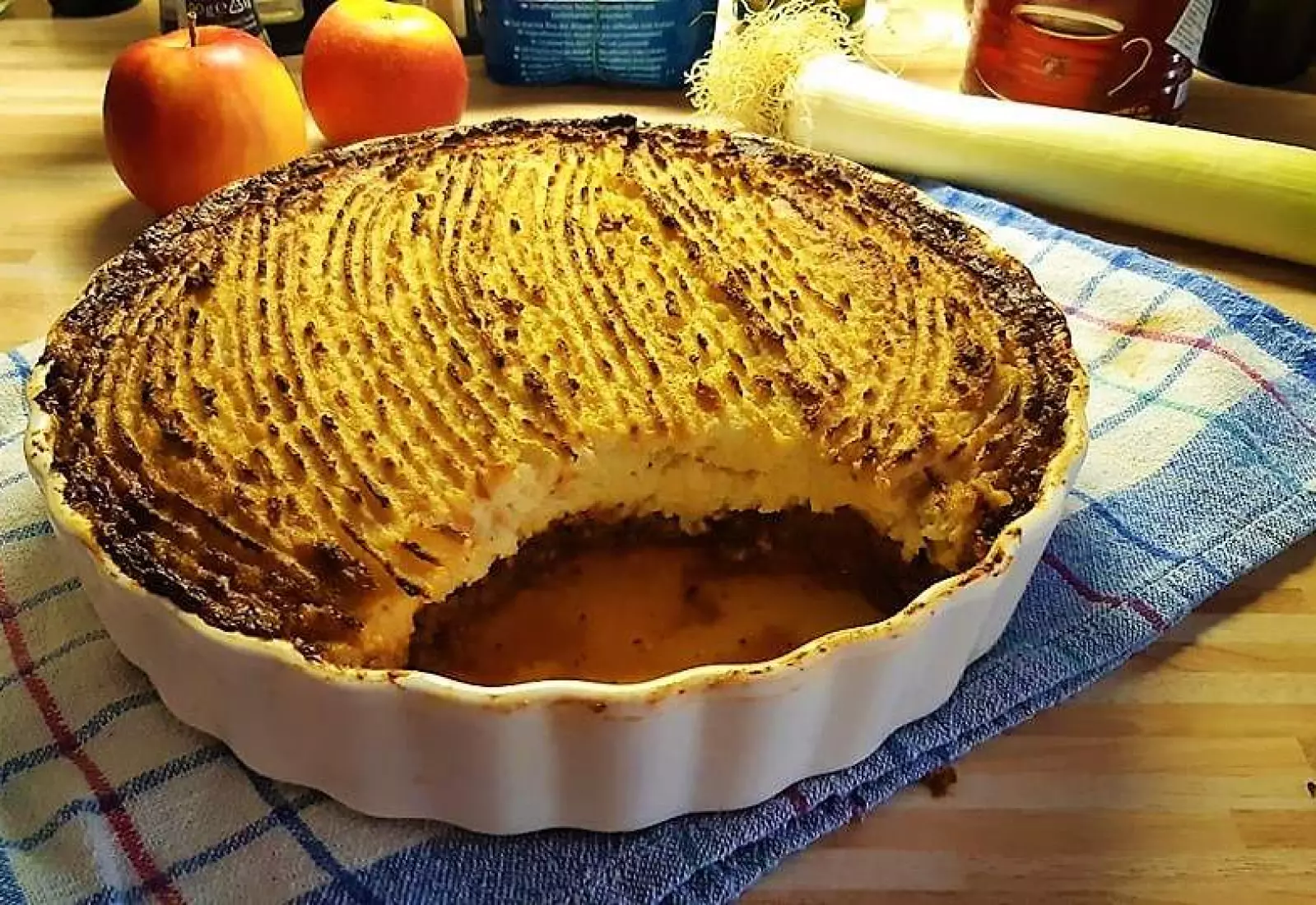 Koláč s hovězím masem