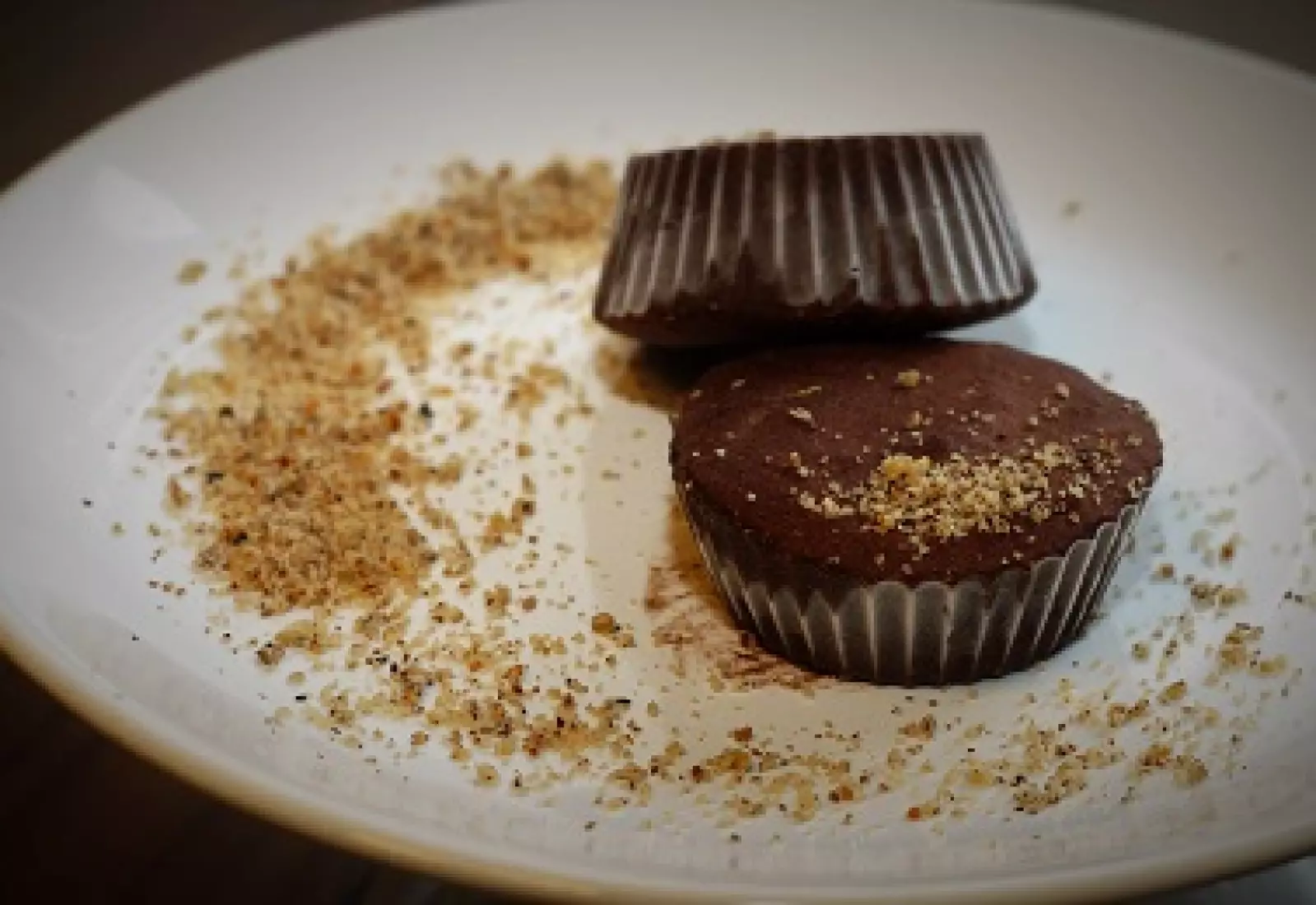 Čokoládové košíčky s kokosem